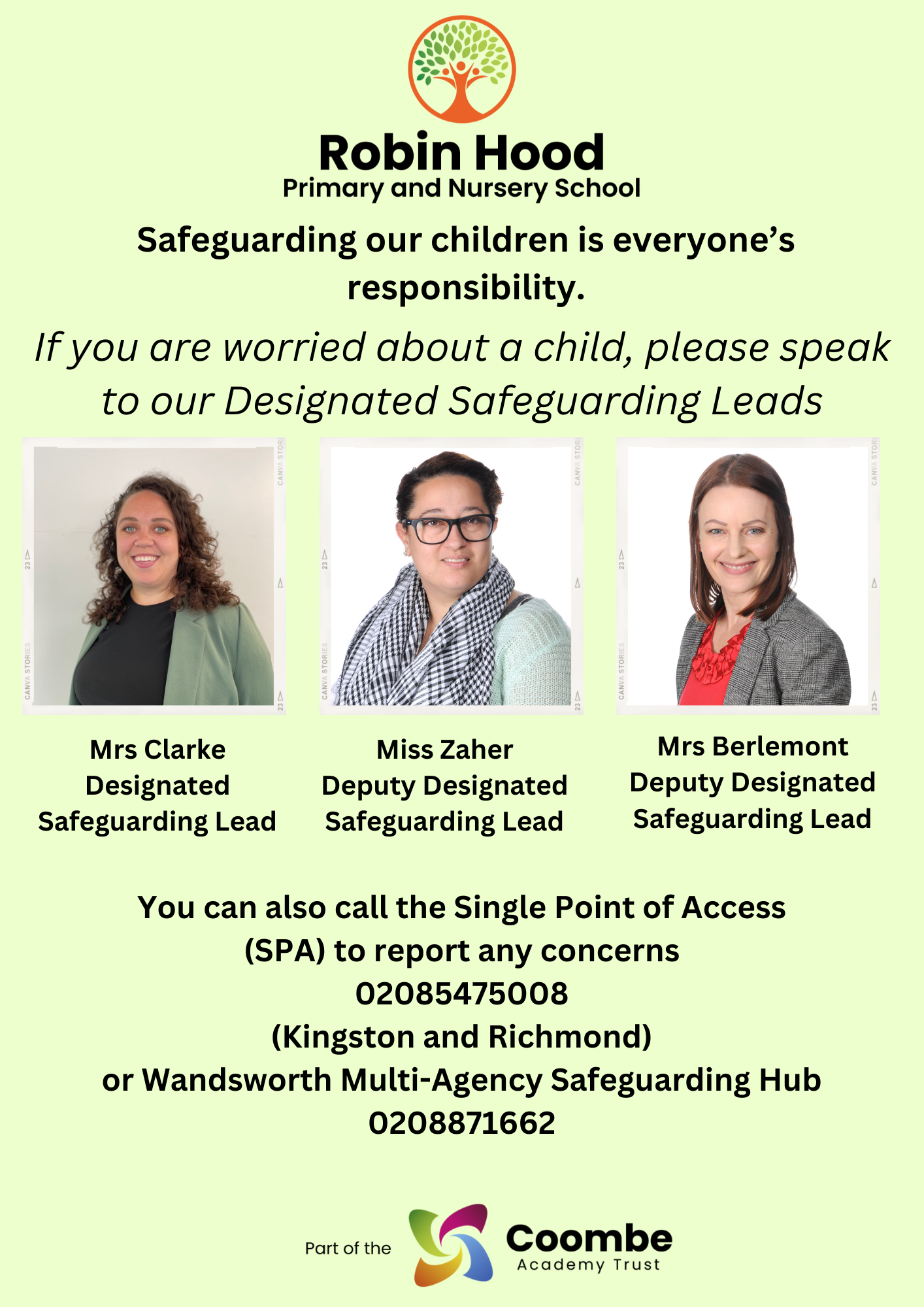 Safeguarding our children is everyoneâ€™s responsibility.